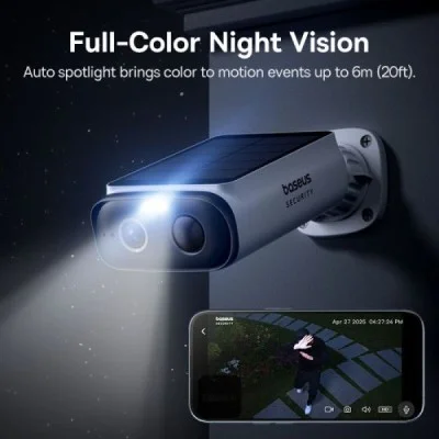 Baseus Security S1 Lite Outdoor Camera 2K - White